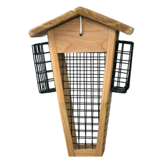 Nature's Select Cedar Raw Peanut Woodpecker Feeder