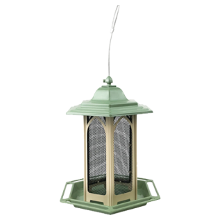 Perky Pet Metal Gazebo Chalet Bird Feeder